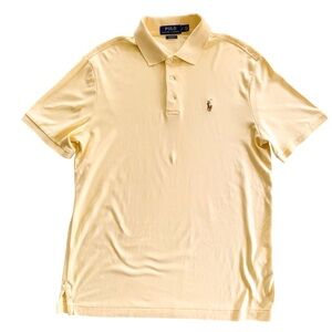 Ralph Lauren Polo Classic Fit Men’s Light Yellow Cotton Polo